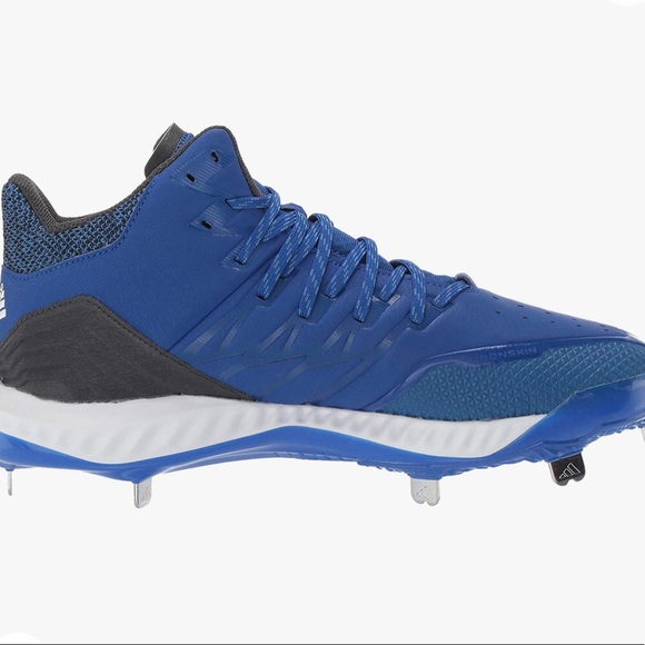 NWOB ADIDAS ICON BOUNCE 4 IV LOW METAL CLEATS Size 12 USA - Picture 10 of 12